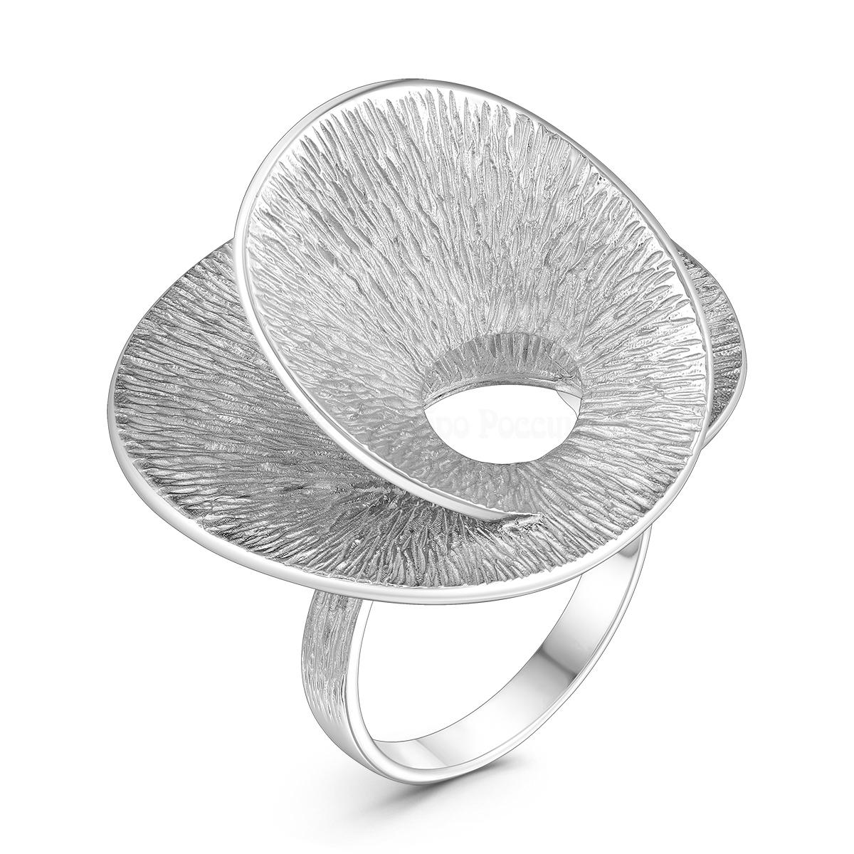 Кольцо из серебра родированное к50100