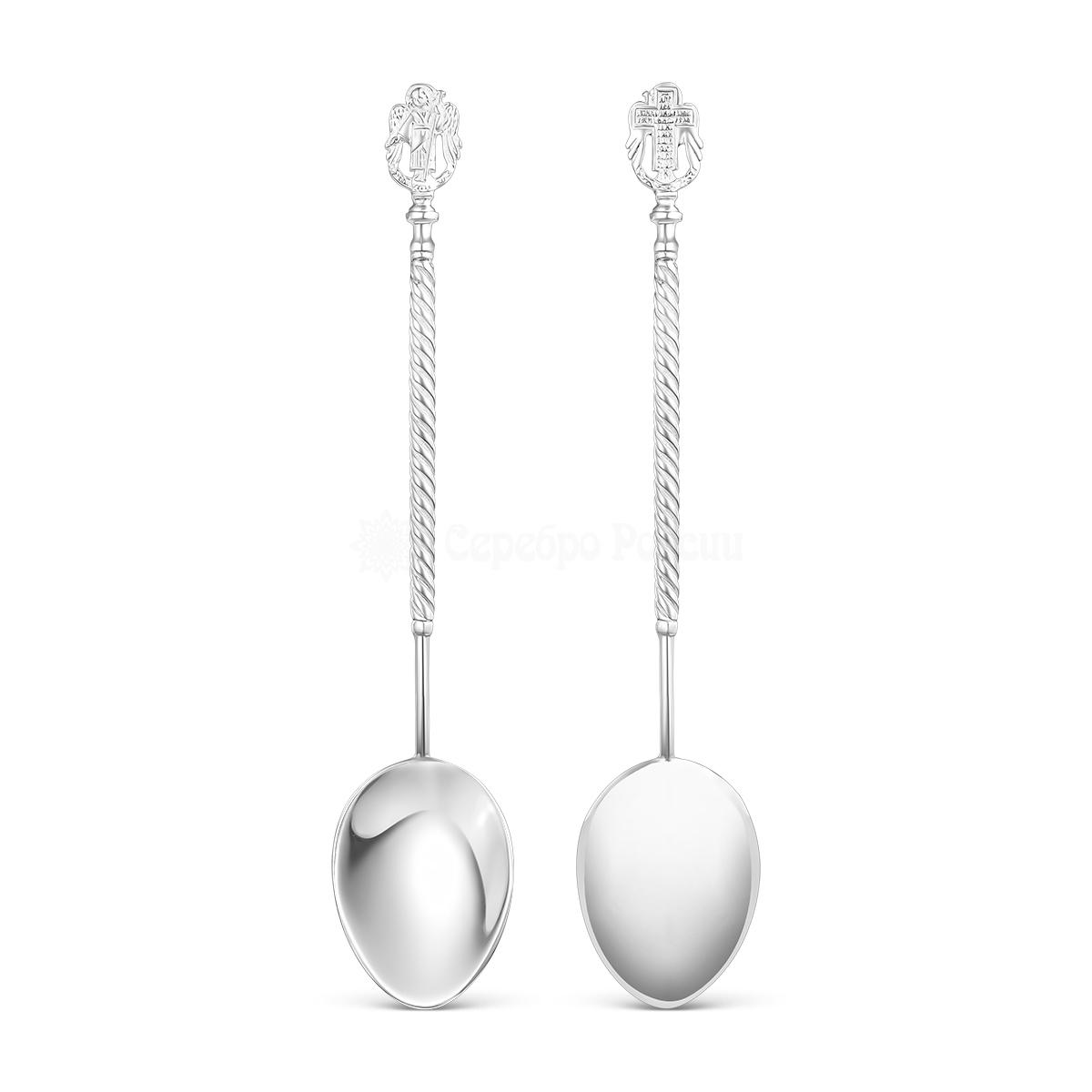 Ложка из серебра(серебрение) - 11,7 см 5-016 5-016