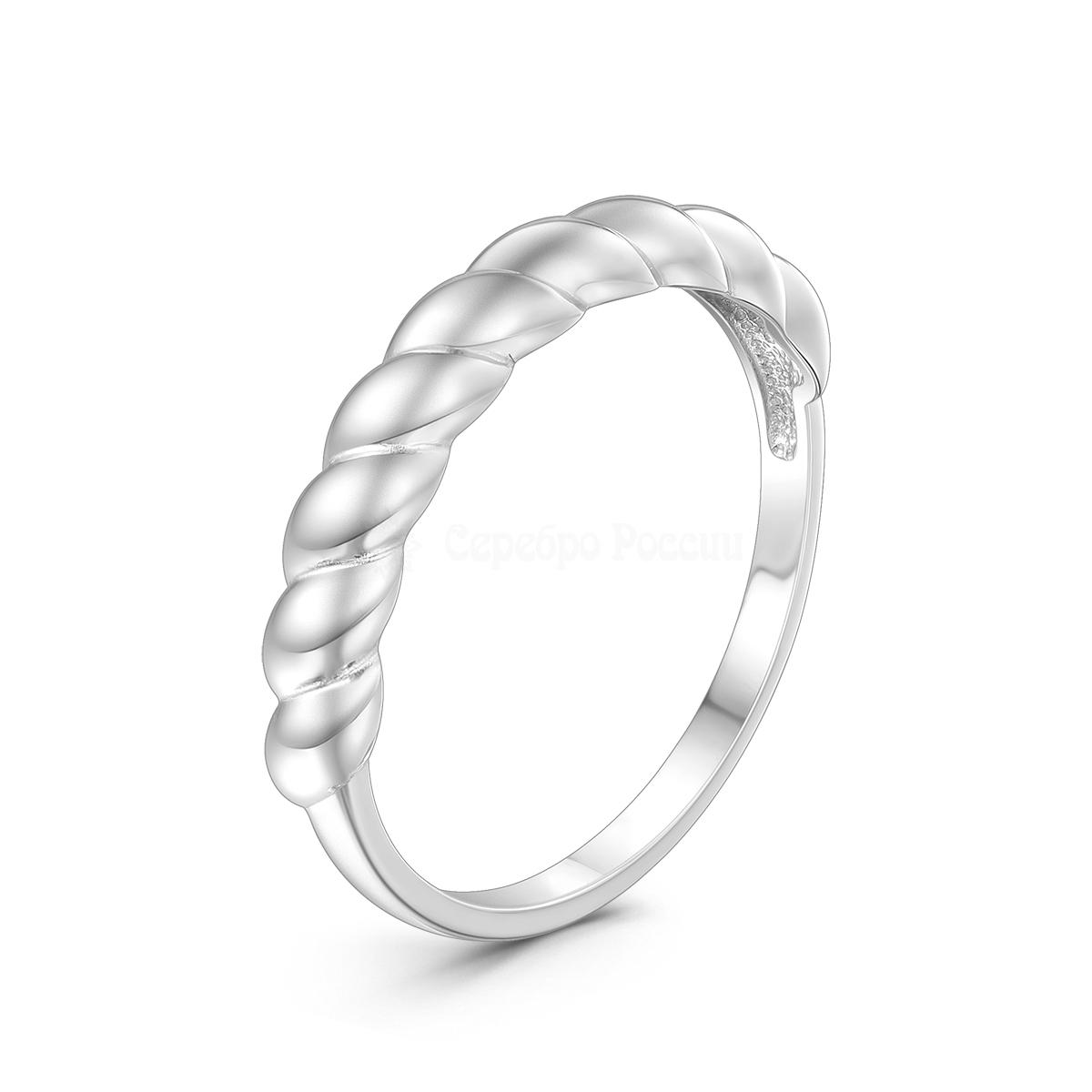 Кольцо из серебра родированное К50142р