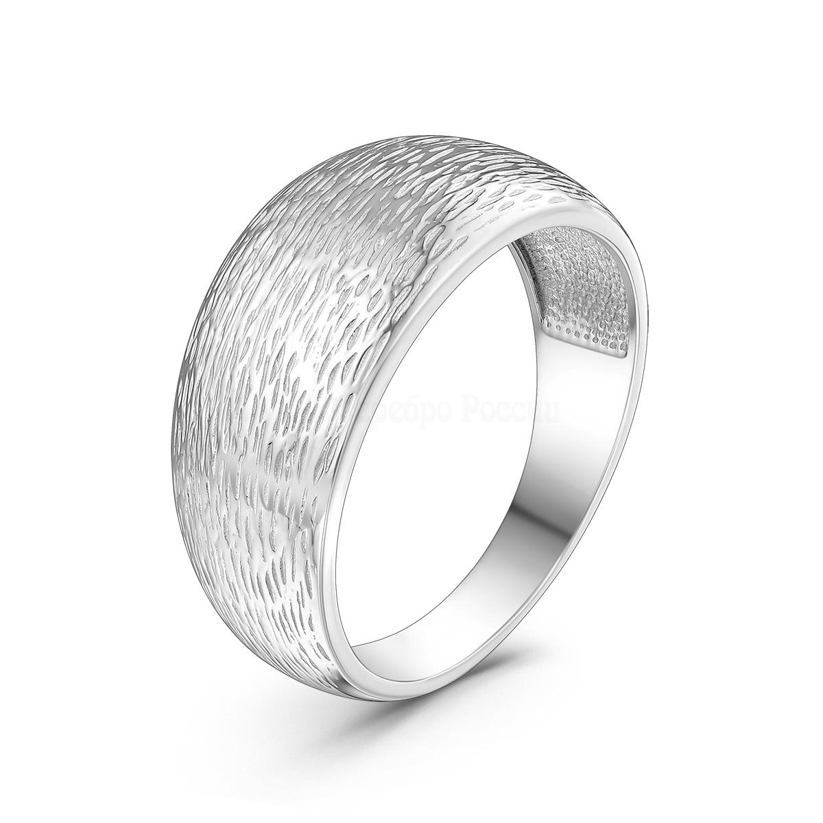 Кольцо из серебра родированное К50143р