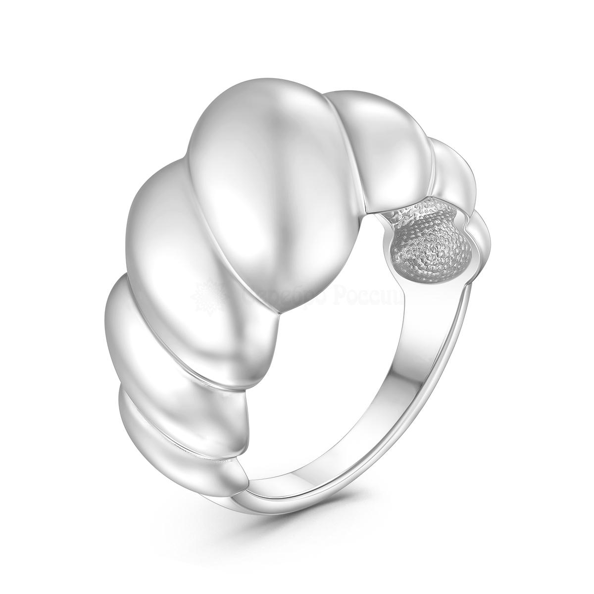 Кольцо из серебра родированное К50119р